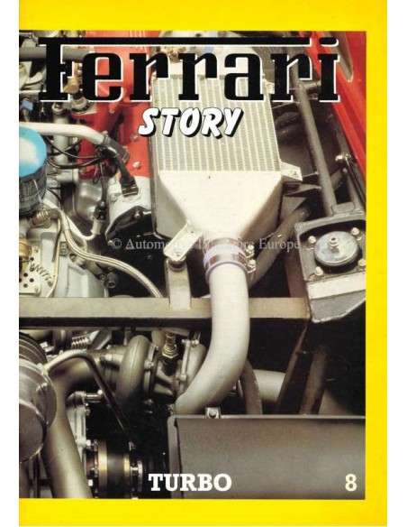 1986 FERRARI STORY TURBO MAGAZINE 8 ENGELS / ITALIAANS
