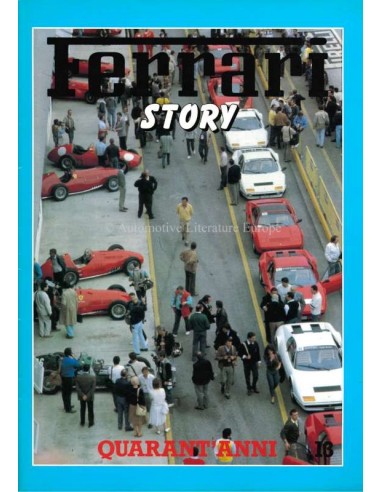 1987 FERRARI STORY QUARANT'ANNI MAGAZINE 13 ENGLISH / ITALIAN