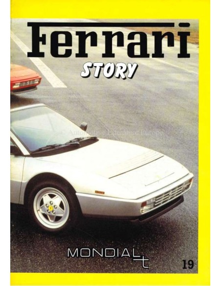 1989 FERRARI STORY MONDIAL T MAGAZINE 19 ENGLISCH / ITALIENISCH