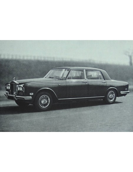 1971 ROLLS ROYCE SILVER SHADOW LONG WHEELBASE SALOON BETRIEBSANLEITUNG ENGLISCH