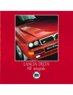 1992 LANCIA DELTA HF INTEGRALE BROCHURE FRANS