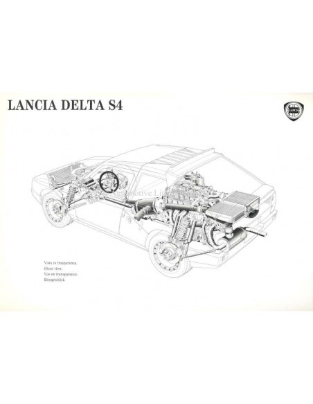 1985 LANCIA DELTA S4 PRESSKIT GERMAN
