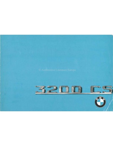 1964 BMW 3200 CS PROSPEKT ITALIENISCH