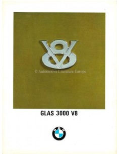 1967 GLAS 3000 V8 BROCHURE ITALIAANS