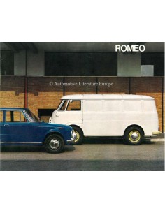 1966 ALFA ROMEO ROMEO BROCHURE ITALIAANS