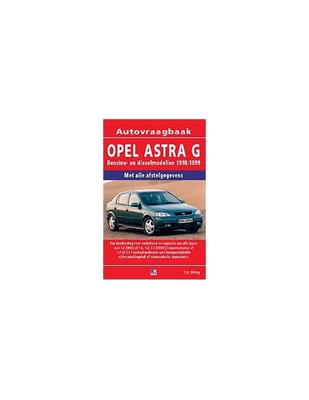 1997 - 1999 OPEL ASTRA G REPARATURANLEITUNG NIEDERLÄNDISCH 