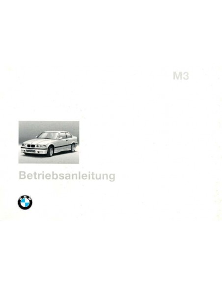 1996 BMW M3 INSTRUCTIEBOEKJE DUITS