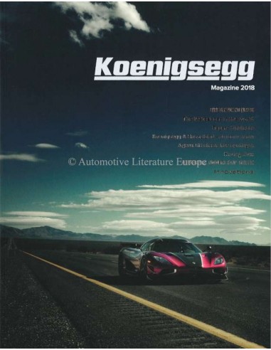 2018 KOENIGSEGG MAGAZINE ENGELS