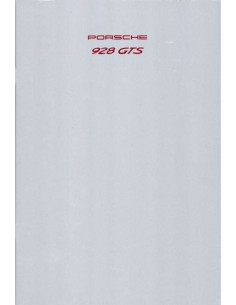 1992 PORSCHE 928 GTS BROCHURE GERMAN
