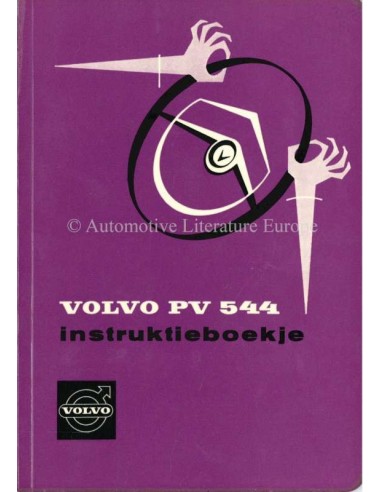 1960 VOLVO PV 544 INSTRUCTIEBOEKJE NEDERLANDS