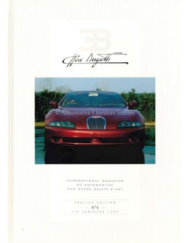 1993 EB ETTORE BUGATTI HARDCOVER MAGAZIN 4 ENGLISCH