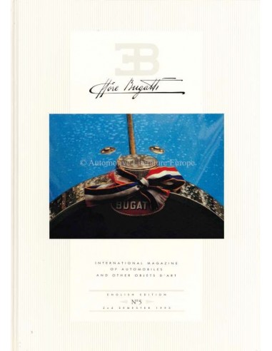 1993 EB ETTORE BUGATTI HARDCOVER MAGAZINE 5 ENGELS