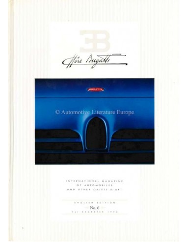 1994 EB ETTORE BUGATTI HARDCOVER MAGAZIN 6 ENGLISCH