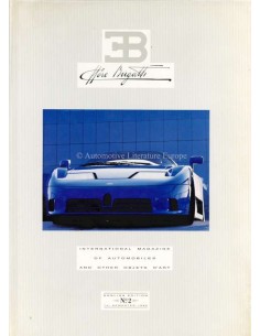 1992 EB ETTORE BUGATTI HARDBACK MAGAZINE 2 ENGLISH
