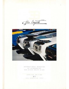 1994 EB ETTORE BUGATTI HARDCOVER MAGAZINE 7 ENGELS
