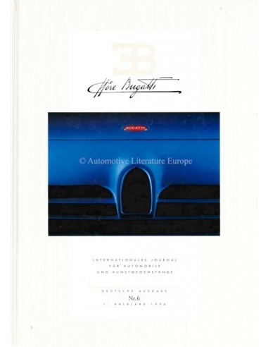 1994 EB ETTORE BUGATTI HARDCOVER MAGAZIN 6 DEUTSCH
