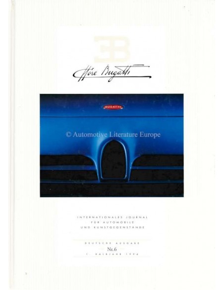 1994 EB ETTORE BUGATTI HARDCOVER MAGAZINE 6 DUITS