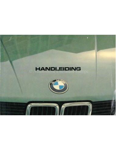 1982 BMW 5 SERIE INSTRUCTIEBOEKJE NEDERLANDS