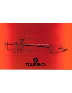 1972 BMW TURBO BROCHURE ITALIAN