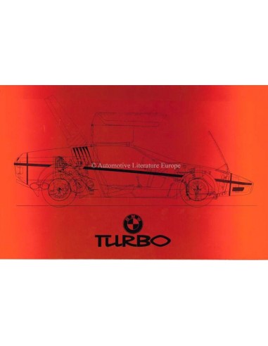 1972 BMW TURBO BROCHURE ITALIAANS
