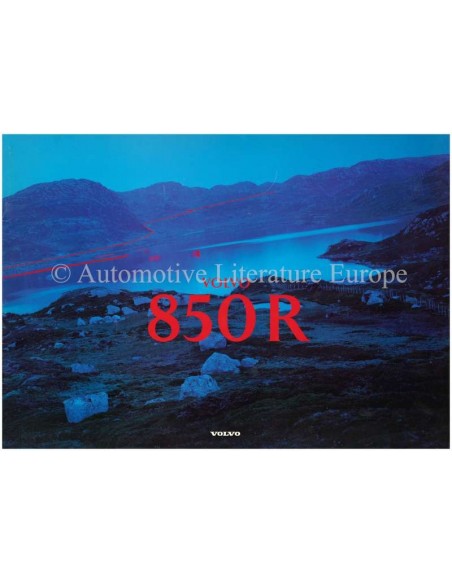 1996 VOLVO 850 R BROCHURE NEDERLANDS
