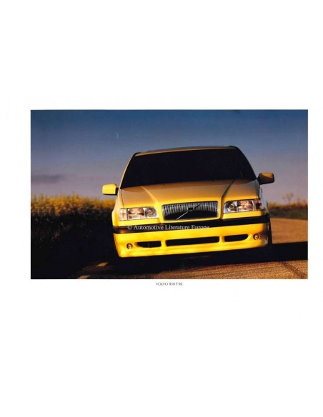 1995 VOLVO 850 T-5R PORTFOLIO PROSPEKT DEUTSCH