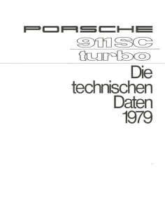 1979 PORSCHE 911 SC TURBO BROCHURE GERMAN 2