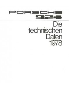 1978 PORSCHE 924 BROCHURE GERMAN 2