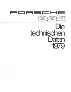 1979 PORSCHE 924 BROCHURE GERMAN 2