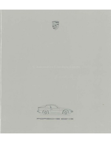 1986 PORSCHE 924 S BROCHURE GERMAN