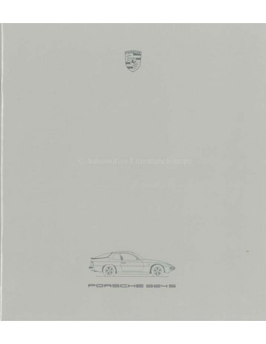 1986 PORSCHE 924 S BROCHURE DUITS