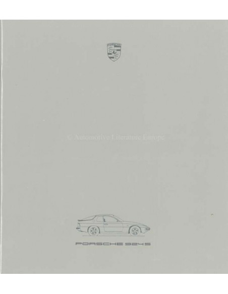 1986 PORSCHE 924 S BROCHURE GERMAN