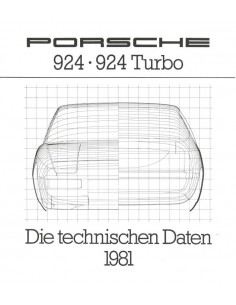1981 PORSCHE 924 TURBO PROSPEKT DEUTSCH 2