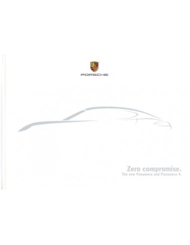 2018 PORSCHE PANAMERA / PANAMERA 4 HARDCOVER PROSPEKT ENGLISCH