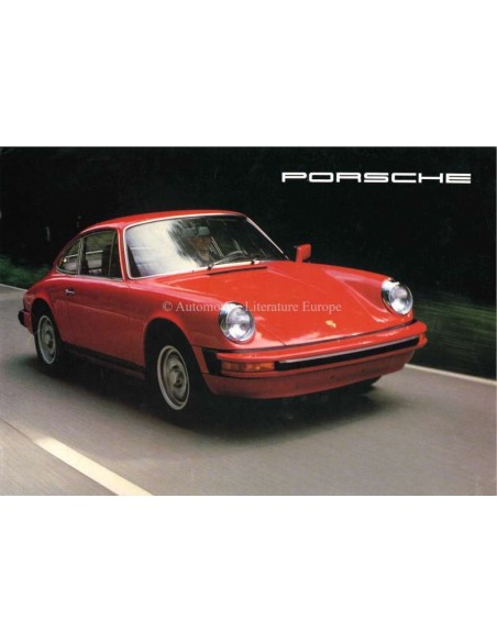 1977 PORSCHE 911S / TURBO CARRERA BROCHURE ENGLISH (US)