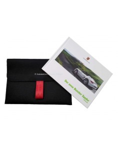 2010 PORSCHE BOXSTER SPYDER HARDCOVER BROCHURE DUITS
