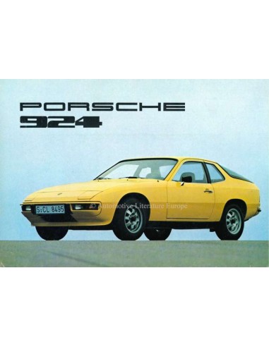 1976 PORSCHE 924 PROSPEKT