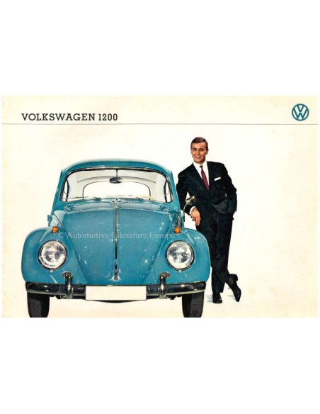 1963 VOLKSWAGEN KEVER 1200 BROCHURE DUITS