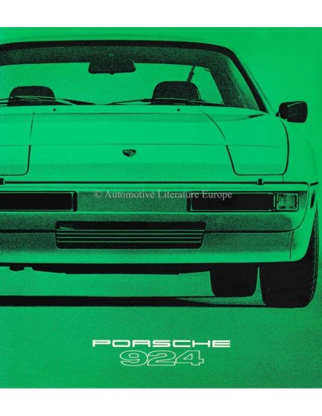 1979 PORSCHE 924 BROCHURE ENGLISH (US)