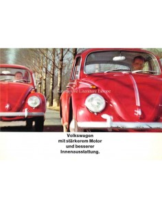 1965 VOLKSWAGEN BEETLE BROCHURE GERMAN