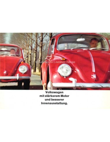 1965 VOLKSWAGEN KÄFER PROSPEKT DEUTSCH