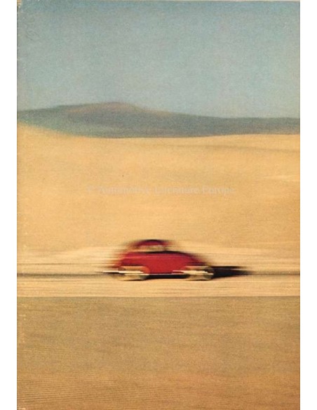 1966 VOLKSWAGEN 1300 BEETLE BROCHURE GERMAN