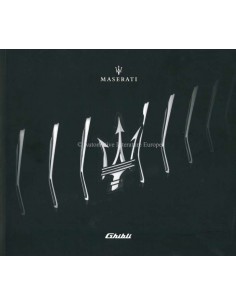 2018 MASERATI GHIBLI BROCHURE ITALIAANS