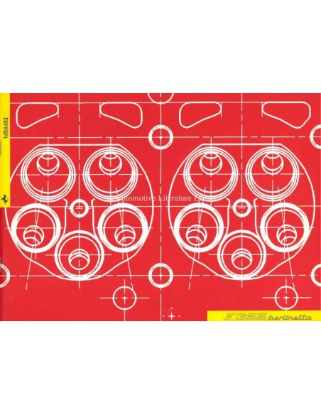 1994 FERRARI F355 BERLINETTA PERSMAP BROCHURE 877/94