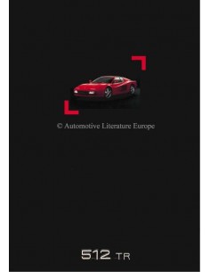 1991 FERRARI 512 TR BROCHURE 690/91