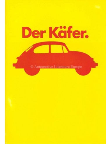 1969 VOLKSWAGEN KEVER BROCHURE DUITS