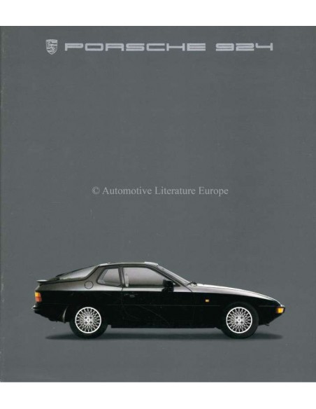 1980 PORSCHE 924 TURBO PROSPEKT ENGLISCH USA