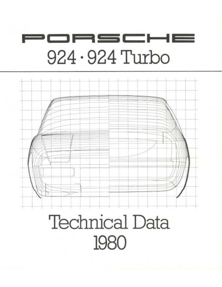 1980 PORSCHE 924 / 924 TURBO BROCHURE ENGLISH (US)