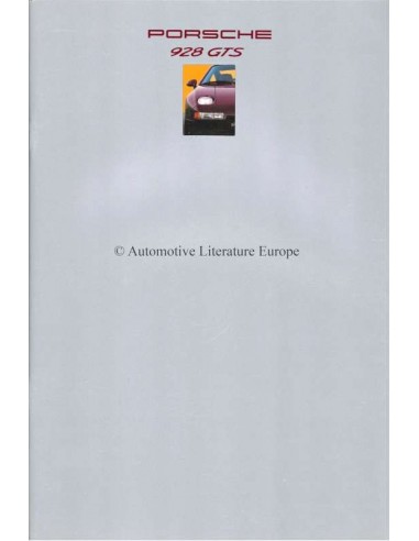 1993 PORSCHE 928 GTS BROCHURE GERMAN