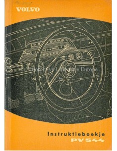 1960 VOLVO PV 544 INSTRUCTIEBOEKJE NEDERLANDS